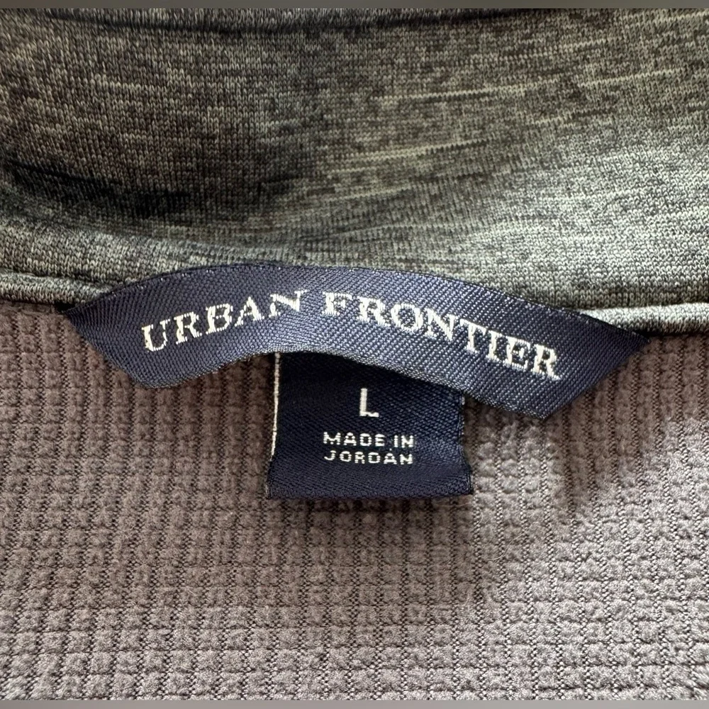 Urban Frontier Men's Gray Full Zip Lightweight Jacket Size L